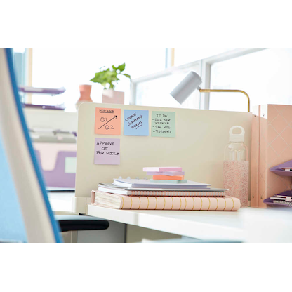 Artikelbild 6 für Post-it® Super Sticky Notes Soulful Collection Haftnotizen extrastark farbsortiert, 6 Blöcke, Artikelnummer 735599