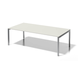 Artikelbild 1 für BISLEY Konferenztisch Cito grauweiß, silber rechteckig, 4-Fuß-Gestell silber, 240,0 x 120,0 x 74,0 cm, Artikelnummer 257396