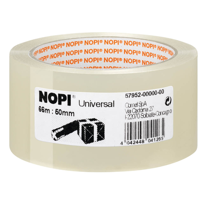 Artikelbild 3 für NOPI Packband Universal (4040) transparent 50,0 mm x 66,0 m 1 Rolle, Artikelnummer 367151