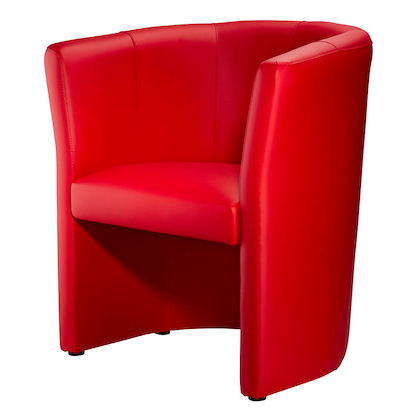 Artikelbild 2 für Nowy Styl Besuchersessel rot Kunstleder 70,0 x 63,0 x 77,0 cm, 1 St., Artikelnummer 416503