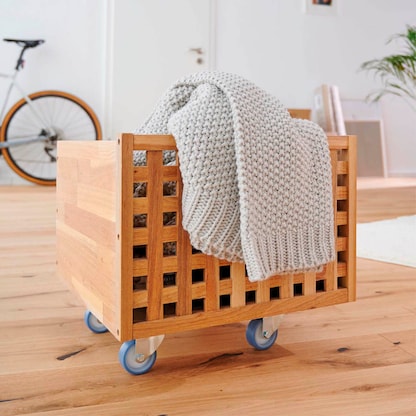 Artikelbild 2 für WAGNER® design yourself Transportroller MM 1353 birke 29,0 x 29,0 x 8,6 cm bis 250,0 kg, Artikelnummer 419917