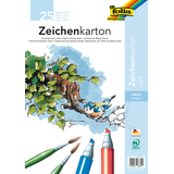 Artikelbild 1 für folia Tonpapier Zeichenkarton weiß 250 g/qm 25 St., Artikelnummer 963292
