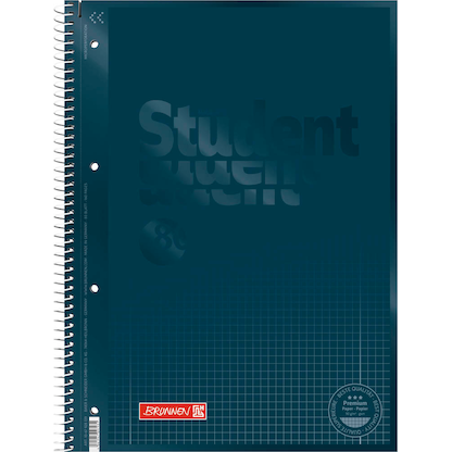 Artikelbild 2 für BRUNNEN Collegeblock Student denim Lineatur 28 kariert DIN A4 Innen- und Außenrand, 1 Block, Artikelnummer 102606