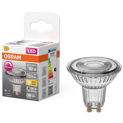 Artikelbild für OSRAM LED-Lampe Superstar PAR16 GU10 6,1 W klar, 1 St., Artikelnummer 709919