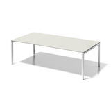 Artikelbild 1 für BISLEY Konferenztisch Cito grauweiß, verkehrsweiß rechteckig, 4-Fuß-Gestell weiß, 240,0 x 120,0 x 74,0 cm, Artikelnummer 257408