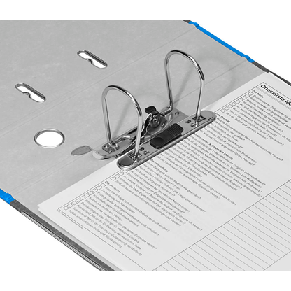 Artikelbild 5 für office discount Ordner blau marmoriert Karton 8,0 cm DIN A4, 1 St., Artikelnummer 501437