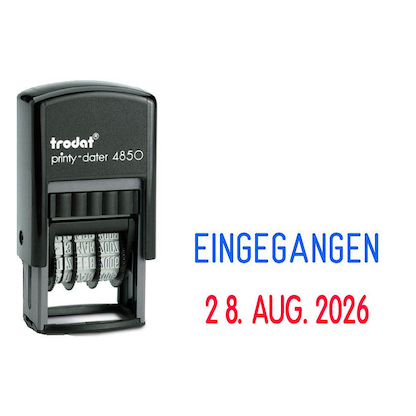 Artikelbild für trodat Datumstempel mit Text 