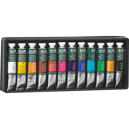 Artikelbild 2 für LUKAS LUKAS Temperafarben farbsortiert 12x 19,0 ml, Artikelnummer 610634