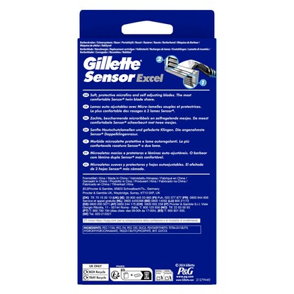 Artikelbild 3 für Gillette Sensor Excel Nassrasierer Herren, Artikelnummer 653756