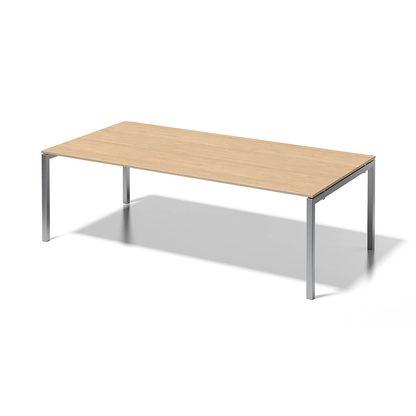 Artikelbild für BISLEY Konferenztisch Cito ahorn, silber rechteckig, 4-Fuß-Gestell silber, 240,0 x 120,0 x 74,0 cm, Artikelnummer 257415