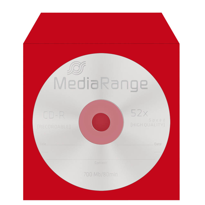 Artikelbild 5 für MediaRange 1er CD-/DVD-Hüllen Papier farbsortiert, 100 St., Artikelnummer 415596