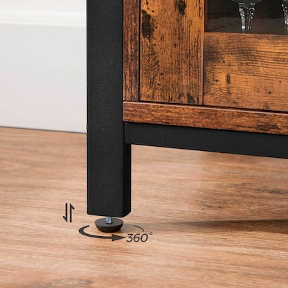 Artikelbild 13 für VASAGLE Sideboard, LSC096B01 braun 110,0 x 33,0 x 75,0 cm, 1 St., Artikelnummer 289609