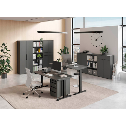 Artikelbild 12 für GERMANIA Mailand Rollcontainer grafit 4 Auszüge 42,0 x 60,0 x 63,0 cm, Artikelnummer 136089