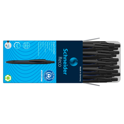 Artikelbild 3 für Schneider Kugelschreiber Reco schwarz, Schreibfarbe: blau, 1 St., Artikelnummer 203267