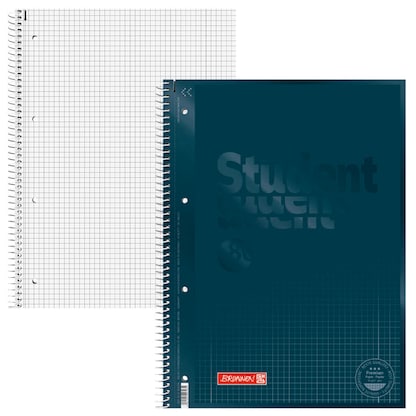 Artikelbild für BRUNNEN Collegeblock Student denim Lineatur 28 kariert DIN A4 Innen- und Außenrand, 1 Block, Artikelnummer 102606