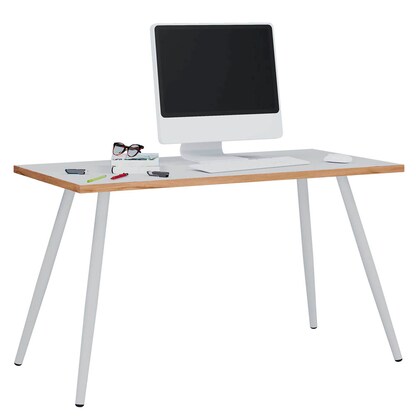 Artikelbild 5 für VCM my office Salia Schreibtisch weiß rechteckig, 4-Fuß-Gestell weiß 110,0 x 50,0 cm, Artikelnummer 404966