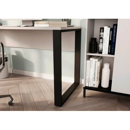 Artikelbild 8 für GERMANIA Rovigo Schreibtisch kaschmir rechteckig, O-Fuß-Gestell schwarz 150,0 x 60,0 cm, Artikelnummer 699086