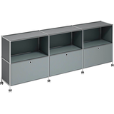 Artikelbild 1 für viasit Sideboard System4, 136236 anthrazit 230,1 x 42,6 x 86,7 cm, 1 St., Artikelnummer 136236