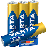 Artikelbild 1 für VARTA Batterien LONGLIFE Power Alkali-Mangan Micro AAA 1,5 V, 4 St., Artikelnummer 743575