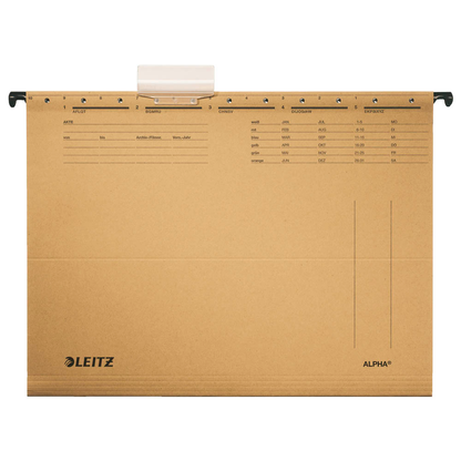 Artikelbild 2 für LEITZ Hängemappen ALPHA® 1915 naturbraun, 25 St., Artikelnummer 351707