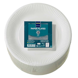Artikelbild 1 für METRO PROFESSIONAL Pappteller weiß Ø 26,0 cm, 100 St., Artikelnummer 798807