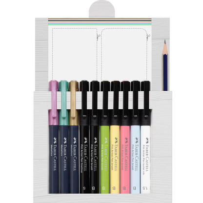 Artikelbild für FABER-CASTELL Handlettering-Set farbsortiert, 12 St., Artikelnummer 419261
