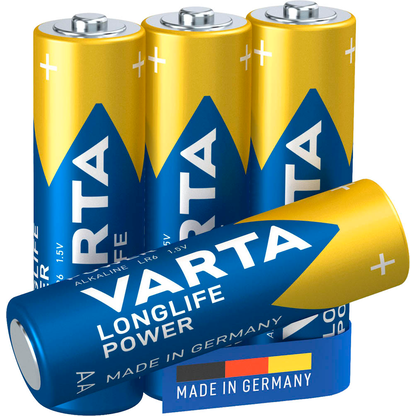 Artikelbild für VARTA Batterien LONGLIFE Power Alkali-Mangan Mignon AA 1,5 V, 4 St., Artikelnummer 743583