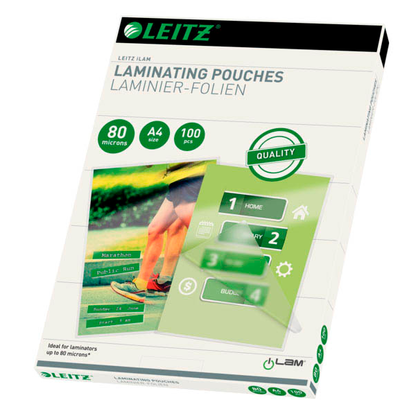 Artikelbild 2 für LEITZ Laminierfolien glänzend für A4 80 micron, 100 St., Artikelnummer 908095