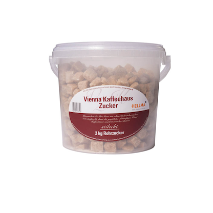 Artikelbild für HELLMA Rohrzucker Würfelzucker, 2x 2,0 kg, Artikelnummer 781342