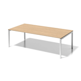 Artikelbild 1 für BISLEY Konferenztisch Cito ahorn, verkehrsweiß rechteckig, 4-Fuß-Gestell weiß, 240,0 x 120,0 x 74,0 cm, Artikelnummer 257446