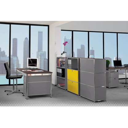 Artikelbild 5 für viasit Aktenregal System4 anthrazit 40,4 x 40,4 x 80,7 cm, 1 St., Artikelnummer 135564