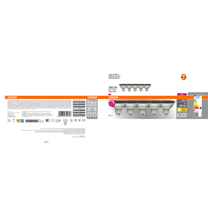 Artikelbild 4 für OSRAM LED-Lampe Base GU5.3 5 W klar, 5 St., Artikelnummer 709754