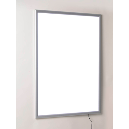 Artikelbild für update displays LED-Leuchtrahmen Economy silber DIN A1 62,4 x 1,8 x 87,1 cm, 1 St., Artikelnummer 480297