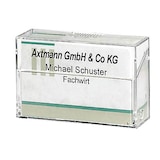 Artikelbild 1 für SIGEL Visitenkartenbox glasklar, für bis zu 100 Visitenkarten, Artikelnummer 421172