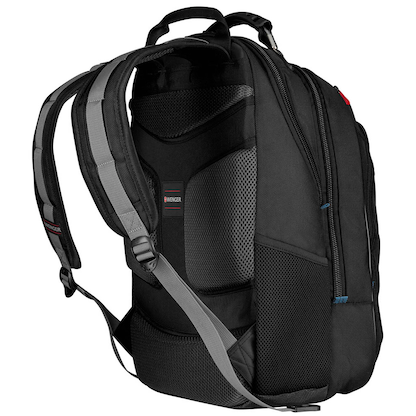 Artikelbild 5 für WENGER Laptop-Rucksack Carbon Kunstfaser schwarz 30,0 l bis 43,2 cm (17 Zoll), Artikelnummer 732920