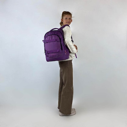 Artikelbild 5 für Walker Schulrucksack Fame 2.0 Uni Kunstfaser lila, Artikelnummer 876997