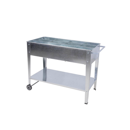 Artikelbild 2 für Garden Pleasure Hochbeet MARIEGOLD Metall silber rechteckig 52,0 x 81,0 cm, 1 St., Artikelnummer 315209