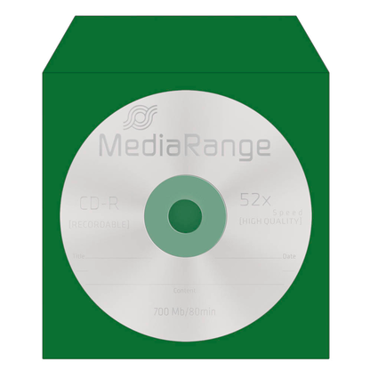 Artikelbild 9 für MediaRange 1er CD-/DVD-Hüllen Papier farbsortiert, 100 St., Artikelnummer 415596