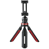 Artikelbild 1 für hama Solid Ministativ für Smartphones schwarz max. Arbeitshöhe 19,0 cm, Artikelnummer 402133