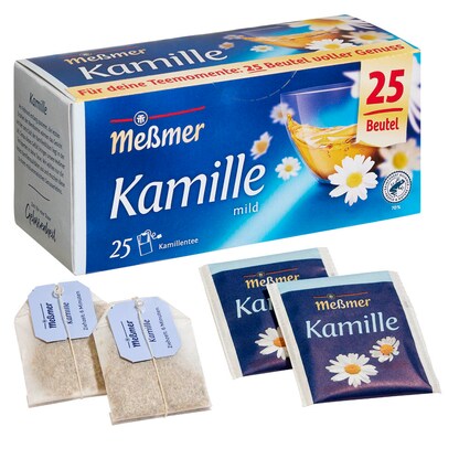 Artikelbild für Meßmer Kamille Tee 25 Portionen, Artikelnummer 140178