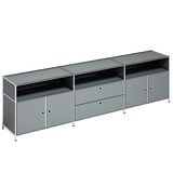 Artikelbild 1 für viasit Sideboard System4, 136251 anthrazit 227,9 x 40,4 x 62,0 cm, 1 St., Artikelnummer 136251