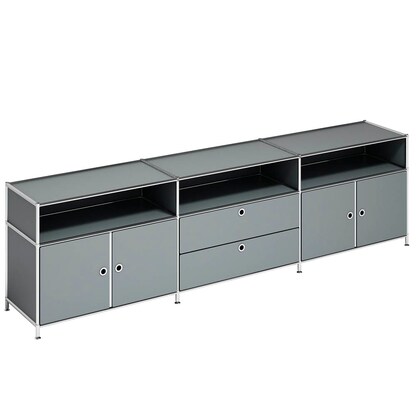 Artikelbild für viasit Sideboard System4, 136251 anthrazit 227,9 x 40,4 x 62,0 cm, 1 St., Artikelnummer 136251