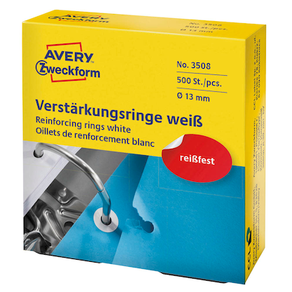 Artikelbild 2 für AVERY Zweckform Lochverstärker weiß, 500 St., Artikelnummer 950527
