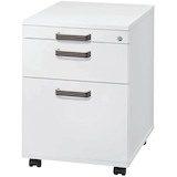 Artikelbild 1 für HAMMERBACHER Haziender Rollcontainer weiß 3 Auszüge 42,8 x 58,0 x 59,0 cm, Artikelnummer 792176