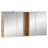 Artikelbild 1 für MÖBELPARTNER Spiegelschrank Duo 701523 eiche landhaus 140,0 x 16,0 x 75,0 cm, Artikelnummer 673493