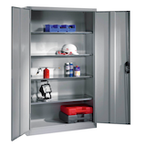 Artikelbild 1 für CP Stahlschrank 8931-052 S10279 lichtgrau 4 Fachböden 120,0 x 50,0 x 195,0 cm, aufgebaut, 1 St., Artikelnummer 150983