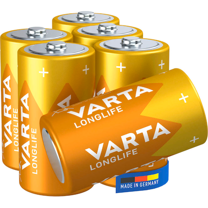 Artikelbild für VARTA Batterien LONGLIFE Alkali-Mangan Baby C 1,5 V, 6 St., Artikelnummer 964148