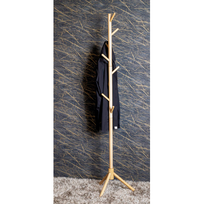 Artikelbild 3 für HAKU Möbel Kleiderständer 47179 braun Holz 8 Haken 43,0 x 174,0 cm, Artikelnummer 192417