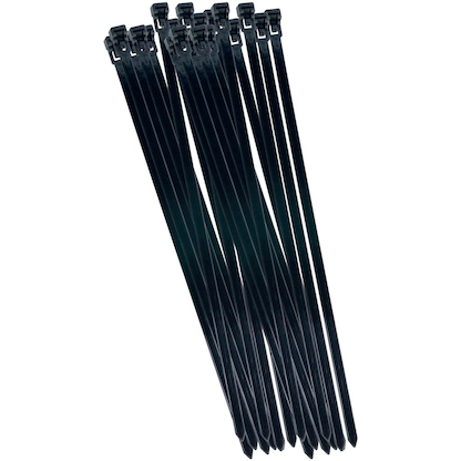 Artikelbild für Werkzeyt Kabelbinder schwarz 300,0 mm x 7,5 mm, 50 St., Artikelnummer 407456