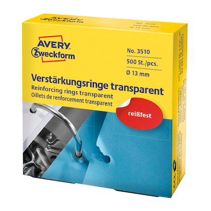 Artikelbild 2 für AVERY Zweckform Lochverstärker transparent, 500 St., Artikelnummer 337071